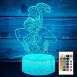 Mazumi8 3D Night Light For Boys - 16 Colors Dimmable Optical Illusion Lamp With Remote & Smart Touch,Bedroom Decorations Bedside Lamp - Birthday Christmas Gifts For Man Teens Boys Girls Kids 12 Mazumi8 3D Night Light For Boys - 16 Colors Dimmable Optical Illusion Lamp With Remote & Smart Touch,Bedroom Decorations Bedside Lamp - Birthday Christmas Gifts For Man Teens Boys Girls Kids -Xmas Lighting Shop 717Z2h1mMzL. AC SL1200