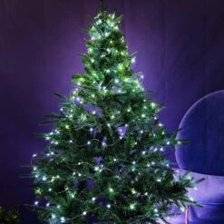 ZELUXDOT Cool White Fairy Lights 100FT Long Plug In LED Silver Wire String Lights 300 LED 8 Modes For Wedding Indoor Outdoor Christmas Tree Patio Porch Garden Decoration -Xmas Lighting Shop 719ZZVWk0L. AC SL1001