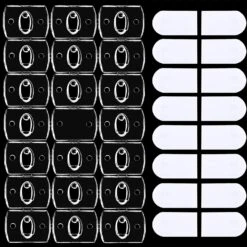 Blulu 100 Pieces Outdoor Light Clips Adhesive Patio Light Clips Decorative Light Hooks Mini Cable Clips Decoration Clips Self Adhesive Hooks For Christmas And Fairy String Light (Clear)