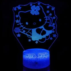 GYZLK Cat Night Light For Kids 3D Illusion Kitty Lamp, With Remote 7 Colors Dimmable Bedroom Decoration Lamp, Creative Gift For Girls Birthday Christmas -Xmas Lighting Shop 71A6vJ1ooL. AC SL1500