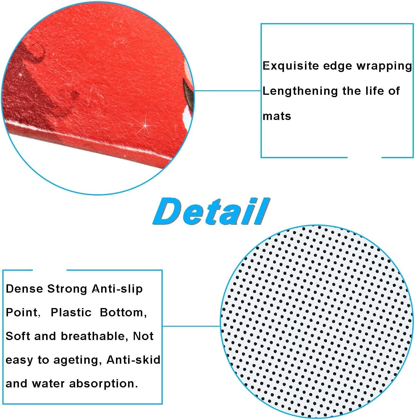 Alishomtll 4 Pcs Merry Christmas Shower Curtain Sets With Non-Slip Rugs, Toilet Lid Cover, Bath Mat Set And 12 Hooks, Santa Xmas Tree Ball Snowflake Waterproof Shower Curtains For Bathroom Decoration 6 Alishomtll 4 Pcs Merry Christmas Shower Curtain Sets With Non-Slip Rugs, Toilet Lid Cover, Bath Mat Set And 12 Hooks, Santa Xmas Tree Ball Snowflake Waterproof Shower Curtains For Bathroom Decoration - Image 6