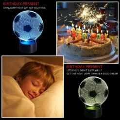 Ticent Soccer Night Light For Boys, Football 3D Illusion Lamps For Kids Bedroom Decors, 7 Color Touch Switch Cool Gifts For Girls Birthday Christmas Holidays 9 Ticent Soccer Night Light For Boys, Football 3D Illusion Lamps For Kids Bedroom Decors, 7 Color Touch Switch Cool Gifts For Girls Birthday Christmas Holidays -Xmas Lighting Shop 71BDjg9I9wL. AC SL1000