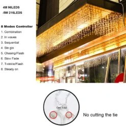 ZIMINGU Icicle Diwali Lights Outdoor, Christmas Hanging Window Curtains Dangling 16.4FT 216LEDs 8 Modes Weeping Willow Ceiling Fairy String L 10 ZIMINGU Icicle Diwali Lights Outdoor, Christmas Hanging Window Curtains Dangling 16.4FT 216LEDs 8 Modes Weeping Willow Ceiling Fairy String L -Xmas Lighting Shop 71BGPWqJDXL. AC SL1010