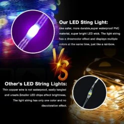 VOLIVO Dreamcolor 33FT LED Fairy String Lights RGBIC,100 Lights Rope,USB Powered,Rainbow Strip Lights,Sync To Music,IP67 Waterproof,for Indoor&Outdoor&Christmas Decor 13 VOLIVO Dreamcolor 33FT LED Fairy String Lights RGBIC,100 Lights Rope,USB Powered,Rainbow Strip Lights,Sync To Music,IP67 Waterproof,for Indoor&Outdoor&Christmas Decor -Xmas Lighting Shop 71BHC9KxgLL. AC SL1500