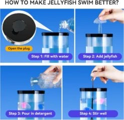 Gifts For Adults Kids, 17 Color Setting Jellyfish Tank Mood Light USB Powered Aquarium Night Light LED Fantasy Jellyfish Lava Lamp For Home Office Bedroom Decor For Christmas Holiday Birthday Party -Xmas Lighting Shop 71BIWSRg0EL. AC SL1500