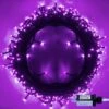 Purple Christmas String Lights - 110 LEDs 46ft/14m 8 Modes End-to-End Plug In Indoor/Outdoor Waterproof Decorative Outside/Inside Fairy Twinkle Xmas Lights For Tree/Halloween/Wedding/Patio/Room/Home
