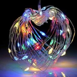 2 Pack Sound Activated Music String Lights,32.8ft 100LEDs 12 Modes Waterproof Copper Wire Multicolor AA Battery Powered String Lights With Remote Control For Bars,Parties,Christmas,Wedding Dance -Xmas Lighting Shop 71By1LWw7LL. AC SL1100