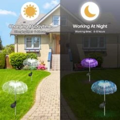 Solar Outdoor Lights Solar Garden Lights Decorative 2Pack, Solar Flower Lights Jellyfish Fairy Lights Waterproof For Patio,Yard,Backyard, Pathway, Garden Decor 7Color Change Christmas Decorations 9 Solar Outdoor Lights Solar Garden Lights Decorative 2Pack, Solar Flower Lights Jellyfish Fairy Lights Waterproof For Patio,Yard,Backyard, Pathway, Garden Decor 7Color Change Christmas Decorations -Xmas Lighting Shop 71CUXzhHyL. AC SL1500