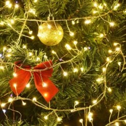 RESNICE 20FT Firecracker String Lights 200 LEDs Warm White Plug In Indoor Silver Wire LED Cluster Fairy Lights With Remote For Christmas Tree,Plant,Bedroom,Garden,Patio,Backyard -Xmas Lighting Shop 71ClOnSMK3L. AC SL1000