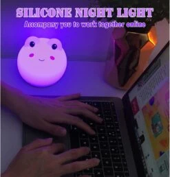 Night Lights For Kids Room LED Light Baby Touch Silicone Frog Light For Breastfeeding Nursery Squishy Lamp For Kids Teens Boys Girls Christmas Gift -Xmas Lighting Shop 71Cy ey FkL. AC SL1500