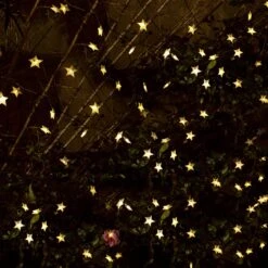 Windpnn Solar String Lights Outdoor, Solar Powered Star String Lights, 30ft 50LED 8 Modes Waterproof Christmas String Lights For Gardens Patio Landscape Xmas Tree Decorations(Warm White) -Xmas Lighting Shop 71DG q7UeL. AC SL1500