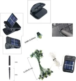 ANGMLN Solar Firefly Lights, 30 LED Solar Fireflies Flickering Bugs Fairy String Lights Outdoor Decor 19.6FT Solar Powered String Lights Waterproof For Garden Patio Home Wedding Party Spring Christmas -Xmas Lighting Shop 71Dodb8bIRL. AC SL1500