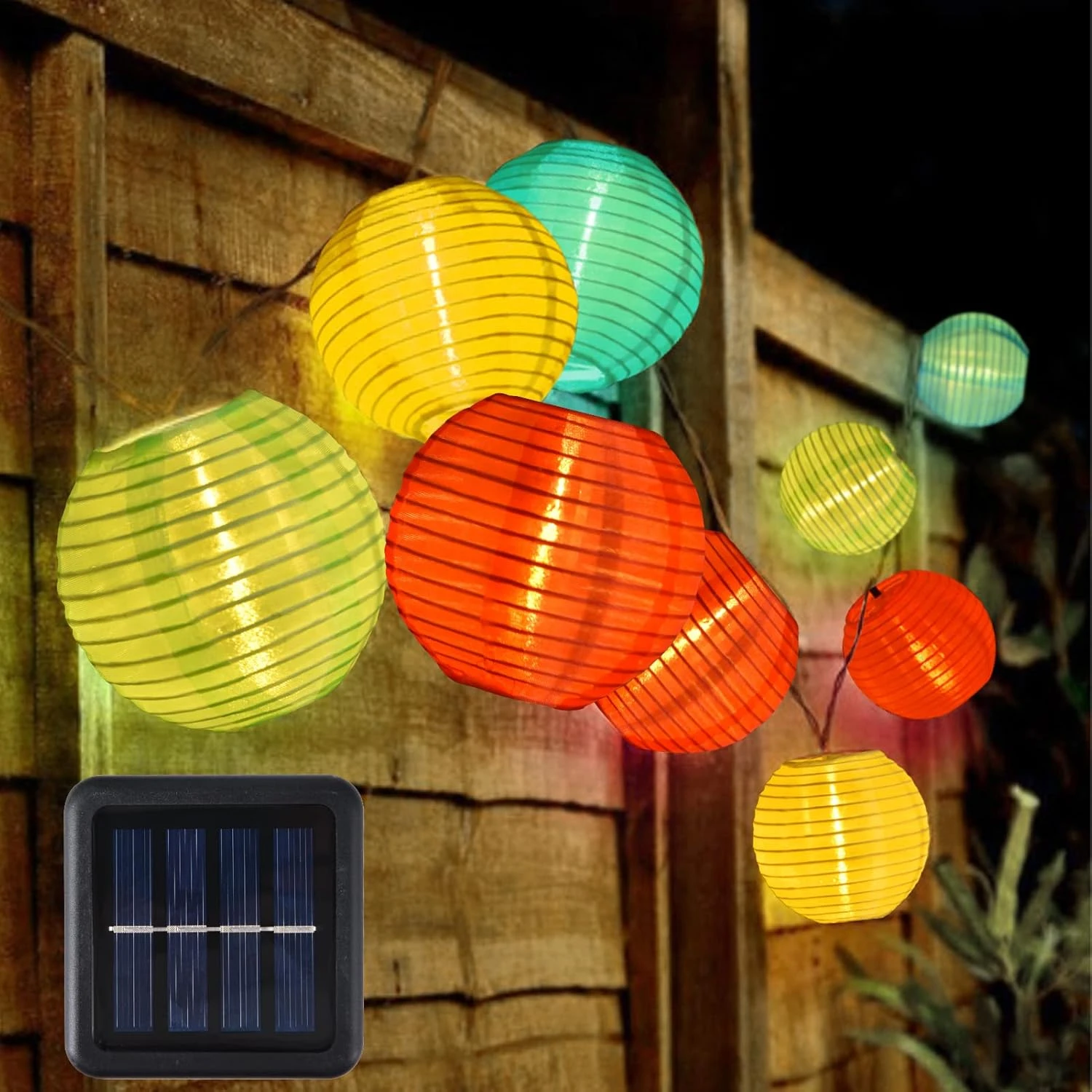 ShuoMei 24Pcs Solar Chinese Lantern String Lights, Chinese New Year Decorations 2023, Decorative Hanging LED Light, Christmas Lights Outdoor For Patio, Garden, Yard, Christmas Decoration (Multicolor) 1 ShuoMei 24Pcs Solar Chinese Lantern String Lights, Chinese New Year Decorations 2023, Decorative Hanging LED Light, Christmas Lights Outdoor For Patio, Garden, Yard, Christmas Decoration (Multicolor)