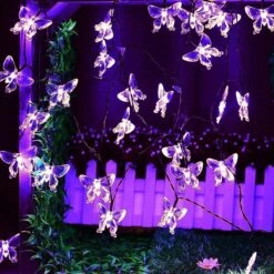 WONFAST Solar String Lights, Waterproof 16ft 20LED Butterfly Christmas Fairy Lights Decorative Lighting For Home Party Wedding Patio Garden Porch Balcony (Purple) 12 WONFAST Solar String Lights, Waterproof 16ft 20LED Butterfly Christmas Fairy Lights Decorative Lighting For Home Party Wedding Patio Garden Porch Balcony (Purple) -Xmas Lighting Shop 71ETzSobHNS. AC SL1200