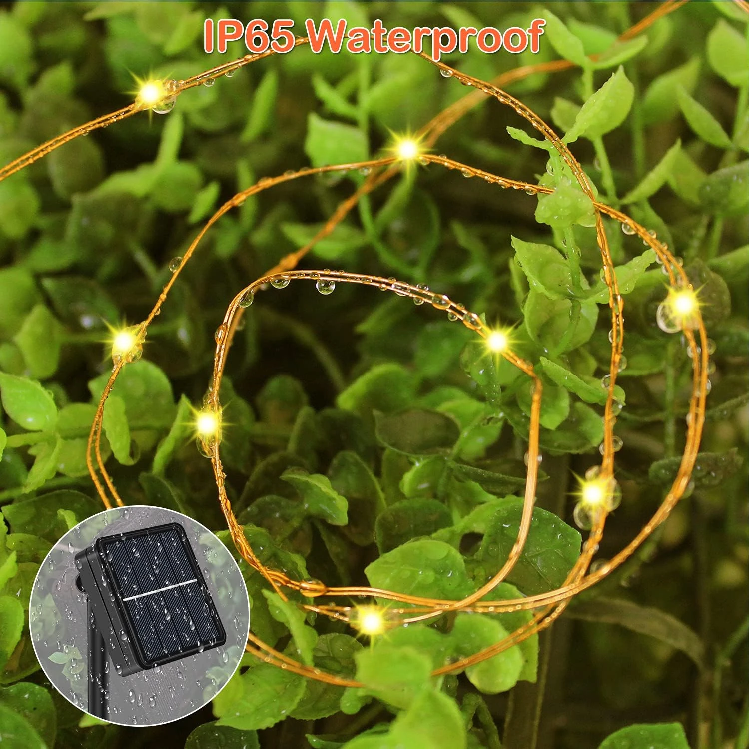 Extra-Long Solar String Lights Outdoor Waterproof - 4-Pack Each 72FT 200 LED Solar Powered Fairy Lights - 8 Modes Copper Wire Lights For Patio Trees Garden Party Christmas Wedding (Warm White) 5 Extra-Long Solar String Lights Outdoor Waterproof - 4-Pack Each 72FT 200 LED Solar Powered Fairy Lights - 8 Modes Copper Wire Lights For Patio Trees Garden Party Christmas Wedding (Warm White) - Image 5