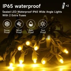 Erlandens 50ft 100 Cool White UL Certified LED Mini String Lights 5mm Wide Angle Christmas Lights Outdoor, Commercial Grade Holiday Lights IP65 Waterproof, Spacing 6in White Wire 11 Erlandens 50ft 100 Cool White UL Certified LED Mini String Lights 5mm Wide Angle Christmas Lights Outdoor, Commercial Grade Holiday Lights IP65 Waterproof, Spacing 6in White Wire -Xmas Lighting Shop 71FMANtp8L. AC SL1500