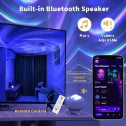 Star Projector Galaxy Light Projector With Remote Control & Bluetooth Music Speaker, Star Aurora Timing 3 In 1 For Gaming Room, Bedroom, Ceiling, Home Decor Ambience Party Light Christmas Gift -Xmas Lighting Shop 71FeqTHD16L. AC SL1500