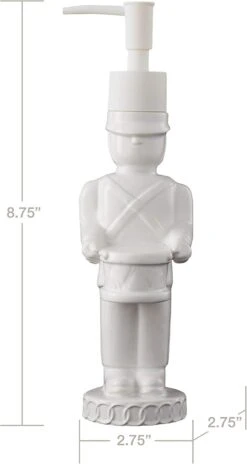 SKL Home Vern Yip Christmas Carol Soap Dispenser, White -Xmas Lighting Shop 71GSy 8rOtL. AC SL1500