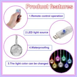 Outdoor String Lights Diwali Lights 50 LED 23 Ft Changing Globe String Lights Multicolor Camping String Lights Moroccan Camper Awning Lights Boho Lights For Awnings Indoor Outdoor Christmas Xmas Tree -Xmas Lighting Shop 71H1f0yU9lL. AC SL1500