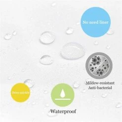 Black Santa Claus Shirt African American Christmas Crew Gift Four-Piece Bathroom Set, Including Square Non-Slip Bath Mat, U-Shaped Mat, Toilet Lid Cover Mat, And A Shower Curtain(4-Piece Set) -Xmas Lighting Shop 71H9h5eeqbL. AC SL1500