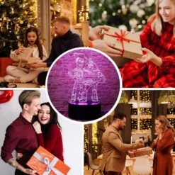 Cute Story Sheriff Woody And Buzz Lightyear Anime Character 3D Optical Illusion LED Bedroom Decor Sleep Table Lamp With Remote 7 Colors Acrylic Visual Night Light Birthday Christmas Gifts For Kids -Xmas Lighting Shop 71IHOJUFFsL. AC SL1000