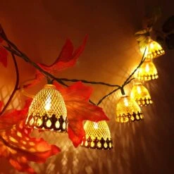 SEMILITS Outdoor Solar String Lights 20LED Golden Bells Solar Lantern String Lights For Garden Christmas Decorations -Xmas Lighting Shop 71KupMoRHHL. AC SL1500