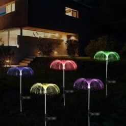 Epicgadget Solar Weeping Willow Firework Light, Outdoor Jellyfish Solar Garden Decorative Stake Lights For Walkway Pathway Backyard Christmas Decoration Parties (2 Pieces) (Multi-Colored) -Xmas Lighting Shop 71Lg1SEK6bL. AC SL1500