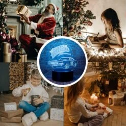 Cute 01 AUTO The Dukes Of Hazzard General Lee Car Anime Character 3D Optical Illusion LED Bedroom Decor Sleep Table Lamp With Remote 7 Colors Visual Night Light Birthday Christmas Gifts For Kids -Xmas Lighting Shop 71M5U 8nnXL. AC SL1000