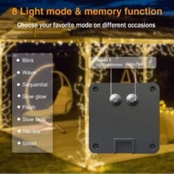 ZNYCYE Solar String Lights Outdoor, 8 Modes 220 Led Multi Strand Fairy Lights Waterproof, Warm White Watering Can Lights Firefly Bunch Lights For Garden Patio Tree Christmas Party Wedding Decoration -Xmas Lighting Shop 71MhKtxFNsL. AC SL1500