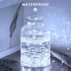 JMEXSUSS Solar String Lights Outdoor Waterproof, 2 Pack 33ft 100 LED Fairy Lights, 8 Modes Copper Wire Christmas Lights For Patio Tree Garden Outside Decorations, White -Xmas Lighting Shop 71N4D7wOJYL. AC SL1500