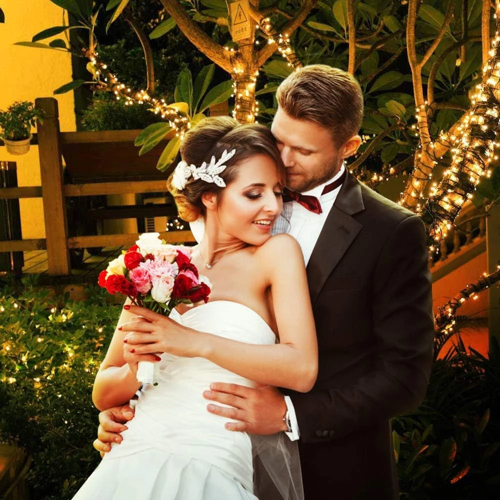 XTF2015 105ft 300 LED Christmas String Lights, End-to-End Plug 8 Modes Christmas Lights - UL Certified - Outdoor Indoor Fairy Lights Christmas Tree, Patio, Garden, Party, Wedding, Holiday (Warm White) 3 XTF2015 105ft 300 LED Christmas String Lights, End-to-End Plug 8 Modes Christmas Lights - UL Certified - Outdoor Indoor Fairy Lights Christmas Tree, Patio, Garden, Party, Wedding, Holiday (Warm White) - Image 3