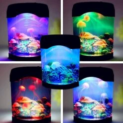 Toycol LED Jellyfish Lava Lamp USB Jellyfish Lamp Electric Aquarium Tank Mood Night Light With Color-Changing For Home Bar Bedroom Decoration Christmas Gift For Kids And Adults -Xmas Lighting Shop 71Oza98871L. AC SL1500