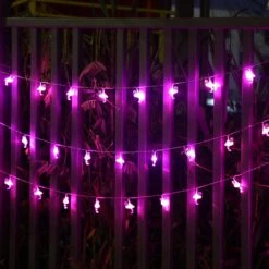 Battery String Lights Pink Crystal Flamingo Lights 30.5ft 60 LED Waterproof Outdoor String Lights, 8 Lighting Modes Battery Twinkle Lights, Patio Garden Wedding Christmas Flamingo Party Decorations -Xmas Lighting Shop 71PD2F28hfL. AC SL1500