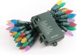 RECESKY C3 Bulbs Christmas String Lights With Built-in Timer - 50 LED 16.4ft Battery String Lights For Outdoor And Indoor, Fairy Lighting Garden, Yard, Garland, House, Xmas Tree, Christmas Decorations -Xmas Lighting Shop 71PR7oP9gxL. AC SL1500