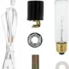 Creative Hobbies® Large Christmas Tree Wiring Kit #ML1-25B6, 25 Watt Bulb, Standard (Edison) Base, Great For Lighting Large Size Objects
