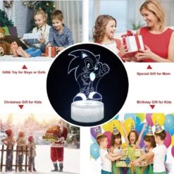 XVSGE Sonic Anime Lamp 3D Night Light For Kids -16 Colors 3D Illusion Lamp With Remote & Smart Touch,Bedroom Decorations Sonic Led Light, Birthday Christmas Gifts For Teens Boys Girls Kids -Xmas Lighting Shop 71PwBmKwoL. AC SL1000