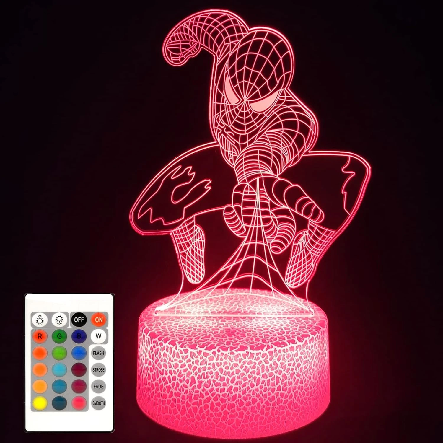Mazumi8 3D Night Light For Boys - 16 Colors Dimmable Optical Illusion Lamp With Remote & Smart Touch,Bedroom Decorations Bedside Lamp - Birthday Christmas Gifts For Man Teens Boys Girls Kids 1 Mazumi8 3D Night Light For Boys - 16 Colors Dimmable Optical Illusion Lamp With Remote & Smart Touch,Bedroom Decorations Bedside Lamp - Birthday Christmas Gifts For Man Teens Boys Girls Kids