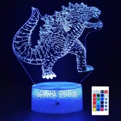 SHINECLOUD Godzill-a Night Light Godzill-a Lamp Godzill-a Toys Decor Light,Romote Control&16 Color,Birthday Gifts For Boys/Christmas Gifts For Children(Classic) (XCY2022081001) -Xmas Lighting Shop 71QRtQrn3fL. AC SL1001