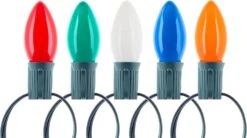 Box Of 25 Light Bulbs -C7, Steady Burning - Opaque Blue - 7 Watt - Candelabra Base -Great For Night Lights, Decorative Lights And Christmas Strings 13 Box Of 25 Light Bulbs -C7, Steady Burning - Opaque Blue - 7 Watt - Candelabra Base -Great For Night Lights, Decorative Lights And Christmas Strings -Xmas Lighting Shop 71QZiDz 1DL. AC SL1500