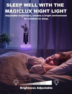 Magiclux 3D Illsuion Eleven Figurine Night Light, 16 Colors Changeable Decor Lamp With Remote, Creative Lighting Gifts For Boys Girls Teens Birthday Christmas -Xmas Lighting Shop 71RGbKOBxBL. AC SL1500