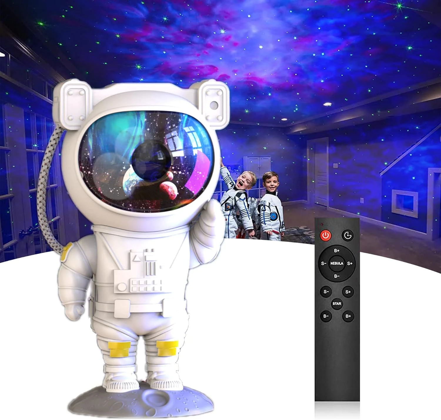 SFOUR Star Projector Galaxy Night Light,Kids Room Decor Aesthetic, Adjustable Head Angle,Gift For Kids Adults Home Party Ceiling Decor Christmas Gift (Astronaut) 1 SFOUR Star Projector Galaxy Night Light,Kids Room Decor Aesthetic, Adjustable Head Angle,Gift For Kids Adults Home Party Ceiling Decor Christmas Gift (Astronaut)