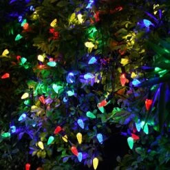 Solar Christmas Lights Outdoor C6 Strawberry String Lights, LED Christmas Fairy Lights 50 LEDs Solar Operated Rechargeable Garden Lights For Christmas Tree, Holiday, Arbor Decor(Multicolor, 8 Modes) 10 Solar Christmas Lights Outdoor C6 Strawberry String Lights, LED Christmas Fairy Lights 50 LEDs Solar Operated Rechargeable Garden Lights For Christmas Tree, Holiday, Arbor Decor(Multicolor, 8 Modes) -Xmas Lighting Shop 71S zzRCm5L. AC SL1100