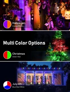 Popotan Outdoor String Lights, Color Changing Waterproof Christmas Lights With Remote Works With Amazon Echo, App Controlled Music Sync Led String Lights For Indoor Outdoor Decor (16.4 FT) 13 Popotan Outdoor String Lights, Color Changing Waterproof Christmas Lights With Remote Works With Amazon Echo, App Controlled Music Sync Led String Lights For Indoor Outdoor Decor (16.4 FT) -Xmas Lighting Shop 71TWMelIxBL. AC SL1500