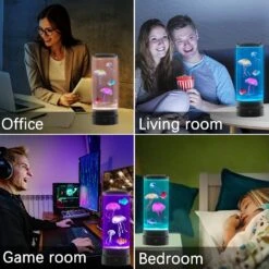Lava Lamp For Kids, 16 Color Changing Jellyfish Lamp With Remote Control, Fish Aquarium Night Light Mood Table Lamp Bedroom Office Desktop Decoration Halloween Birthdays Christmas Holidays Presents -Xmas Lighting Shop 71Traj4tEtL. AC SL1500
