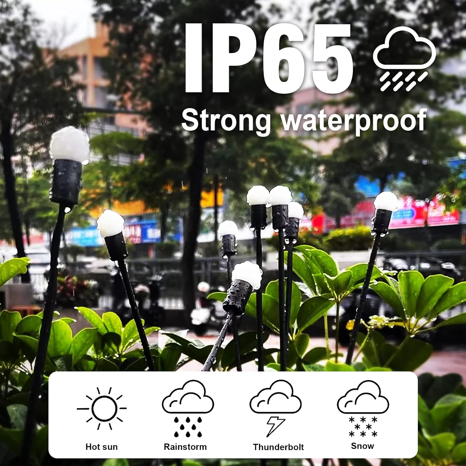 OMK Solar Swaying Light Firefly Outdoor Solar Powered Garden Lights【Upgraded LIT/Flash】,Patio/Yard/Porch/Pathway Outside Decor LED For Bar Restaurant Hotel Holiday Christmas Decorations(2 Pack) 7 OMK Solar Swaying Light Firefly Outdoor Solar Powered Garden Lights【Upgraded LIT/Flash】,Patio/Yard/Porch/Pathway Outside Decor LED For Bar Restaurant Hotel Holiday Christmas Decorations(2 Pack) - Image 7