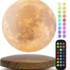 DTOETKD Floating Moon Lamp, Magnetic Levitating Moon Lamp 18 Colors 5.9inch Spinning 3D Night Light With Remote & Magnetic Base, Room Decor Moon Light, Birthday Christmas Gifts For Kids