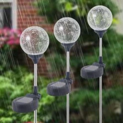 WNP Solar Outdoor Lights,Color-Changing Solar Garden Glass Globe Lights,6 Pack Decorative Solar Powered Stake Ball Light For Yard,Waterproof Decor Solar Pathway Lights For Christmas Decoration -Xmas Lighting Shop 71UctyRqNrL. AC SL1500