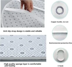 OKYUK Christmas Bathroom Set Shower Curtain Sets With 12 Hooks Soft Non-Slip Bath Mat Toilet U-Shaped Floor Mat And Toilet Lid Cover Mat For Bathroom Decor (Snowman Skiing) -Xmas Lighting Shop 71VkkRaBx0L. AC SL1500