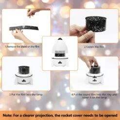Night Light Projector For Kids - Bedroom Star Projector With Galaxy Planets, Animals Dinosaur World, Constellations, Birthday, Sea World, Christmas, Cupid, Halloween Themes, Gifts For Boys, Girls -Xmas Lighting Shop 71X0sIX6bbL. AC SL1500