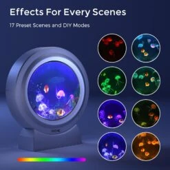 Jellyfish Lava Lamp, 17 Color Changing Jelly Fish Tank Mood Lamps For Home Office Room Desktop Decoration, Jellyfish Aquarium Night Light Christmas Gifts For Kids Teens Girls Boys Adults -Xmas Lighting Shop 71XPcJgcqqL. AC SL1500